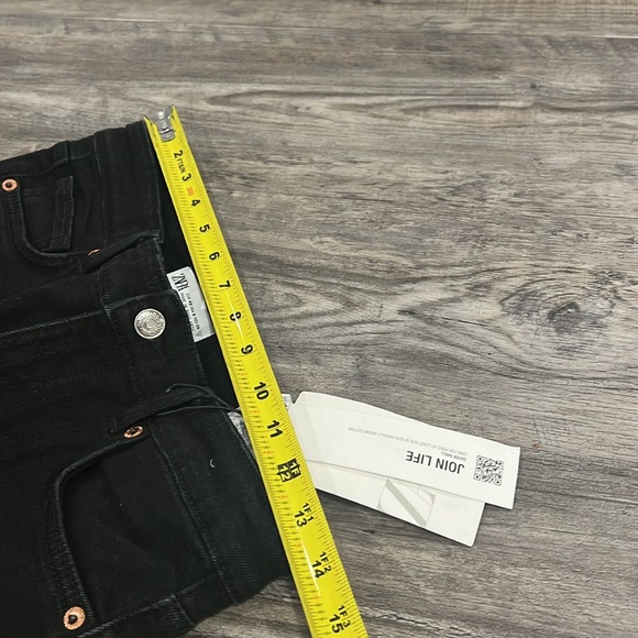 NWT Zara Women’s Black Vintage Skinny Jean High Rise Ankle Length Size 8 - Picture 7 of 12